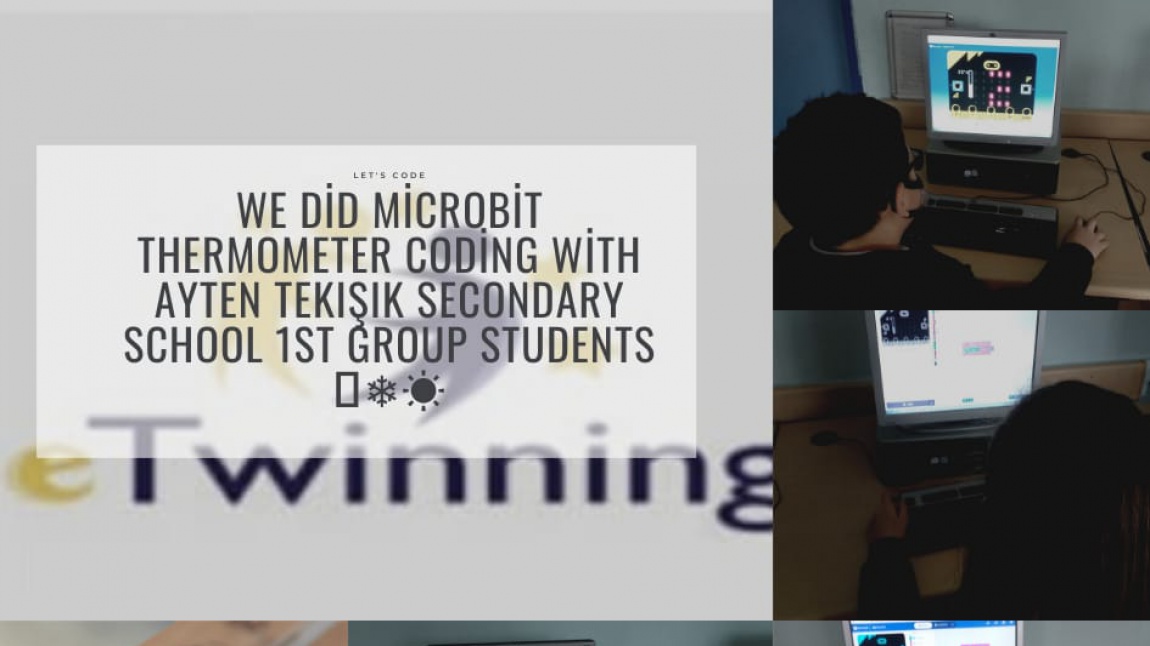 1. GRUP MICROBIT İLE TERMOMETRE UYGULAMASI